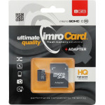 Imro Memory Card Microsd 8GB 100MB/s Class 10 Uhs I With Adapter SD