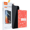 Veason 6D Pro Privacy Glass - For Iphone 15 Pro black