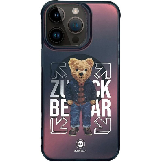 Zuck Bear Case California Cool Mag Compatible With Magsafe For Iphone 15 Pro Max jeans