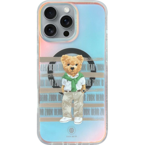 Zuck Bear Case California Cool Mag Compatible With Magsafe For Iphone 16 Pro Leisure wear