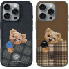 Zuck Bear Case Darren Compatible With Magsafe 16 Pro Max Champaign gold