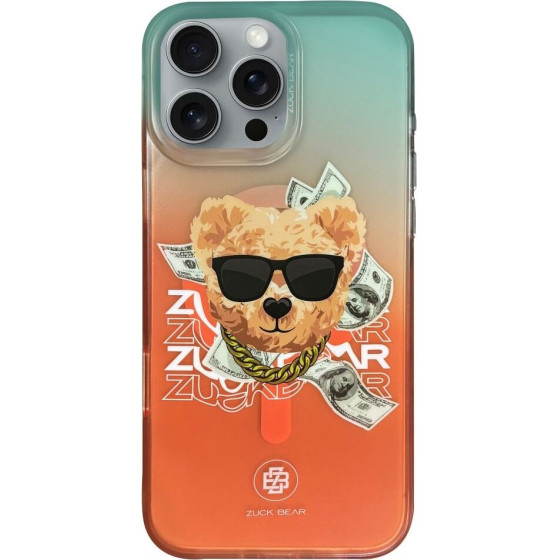Zuck Bear Case Harold Mag Compatible With Magsafe For Iphone 16 orange