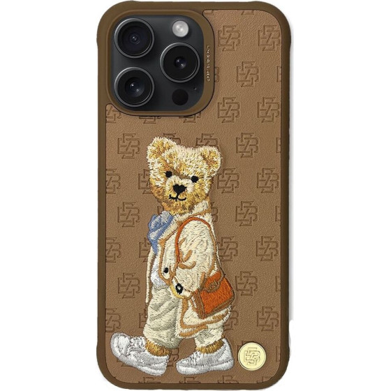 Zuck Bear Case Paris Gentleman For Iphone 15 Pro bag