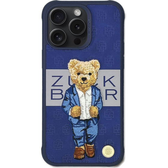 Zuck Bear Case Paris Gentleman For Iphone 15 Pro suit