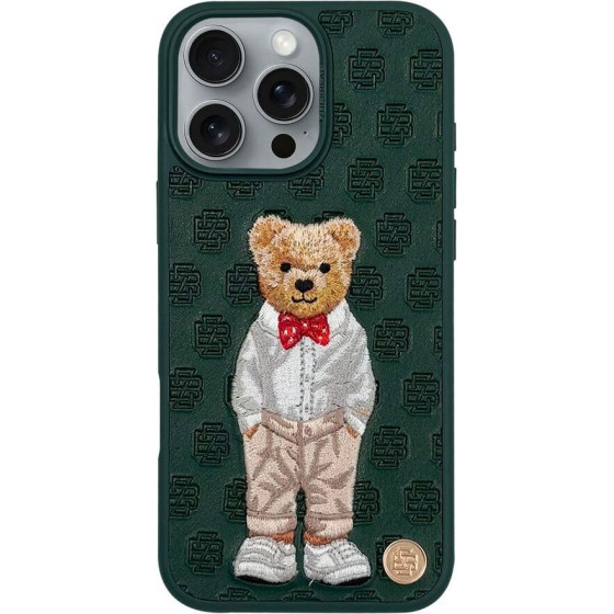 Zuck Bear Case Paris Gentleman For Iphone 16 Bow tie