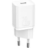 Baseus Wall Charger Type C Pd QC3.0 20W Super Si CCSUP-B02 white