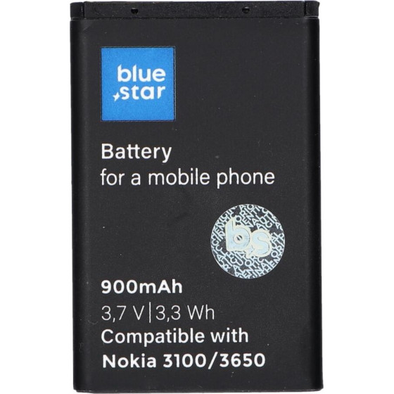 Blue Star Battery For Nokia 3100 / 3650 / 6230 / 3110 Classic 900 mAh