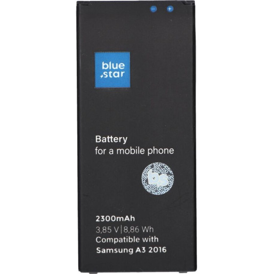 Blue Star Battery For Samsung A3 2016 2300 mAh