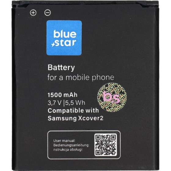 Blue Star Battery For Samsung S7710 Galaxy Xcover 2 1500 mAh