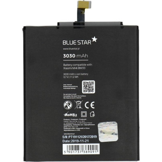 Blue Star Battery For Xiaomi Mi4i (BM33) 3030 mAh
