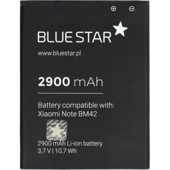 Blue Star Battery For Xiaomi Mi Note (BM42) 2900 mAh