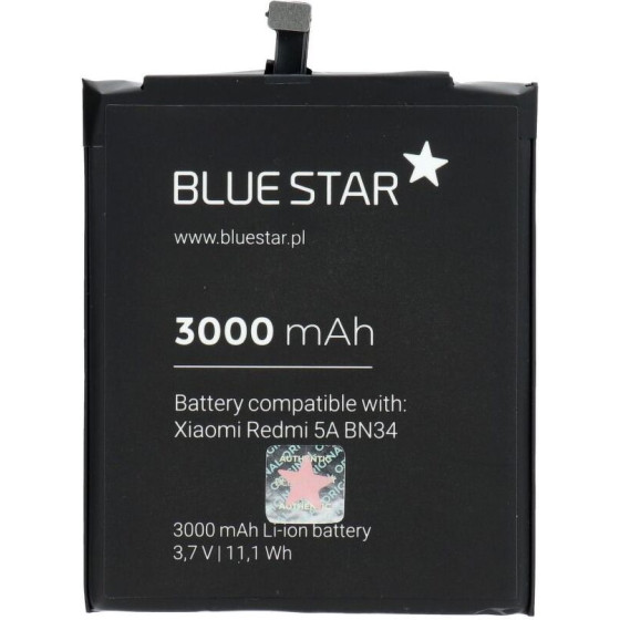 Blue Star Battery For Xiaomi Redmi 5A (BN34) 3000 mAh