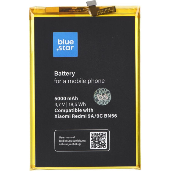 Blue Star Battery For Xiaomi Redmi 9A / 9C / Poco M2 Pro (BN56) 5000 mAh