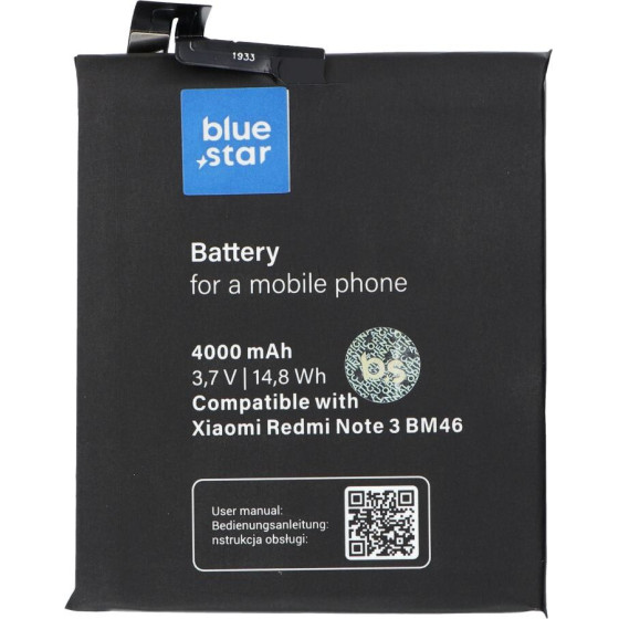 Blue Star Battery For Xiaomi Redmi Note 3 (BM46) 4000 mAh