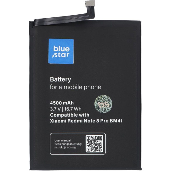 Blue Star Battery For Xiaomi Redmi Note 8 Pro (BM4J) 4500 mAh