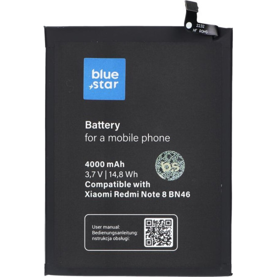 Blue Star Battery For Xiaomi Redmi Note 8 / Note 8T / Redmi 7 (BN46) 4000 mAh