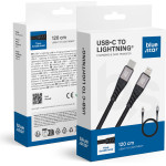 Blue Star Braided Cable 2,4A Type C To Lightning TFK-DC-003 1,2 m black