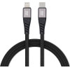 Blue Star Braided Cable 2,4A Type C To Lightning TFK-DC-003 1,2 m black