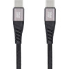 Blue Star Braided Cable 3A 60W Type C To Type C Pd QC4.0 TFK-DC-003 1,2 m black