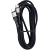 Blue Star Braided Cable 3A 60W Type C To Type C Pd QC4.0 TFK-DC-004 2 m black
