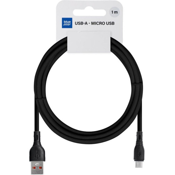 Blue Star Eco Cable 2A Usb A To Micro Usb PJ68-23-2 1m black