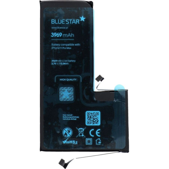 Blue Star Hq Battery For Iphone 11 Pro Max 3969 mAh
