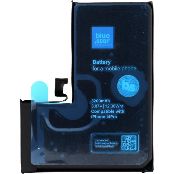Blue Star Hq Battery For Iphone 14 Pro 3200 mAh