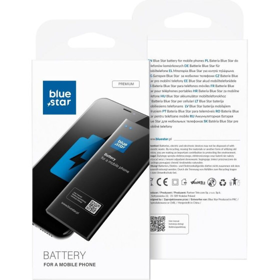 Blue Star Hq Battery For Iphone Se 2022 2018 mAh