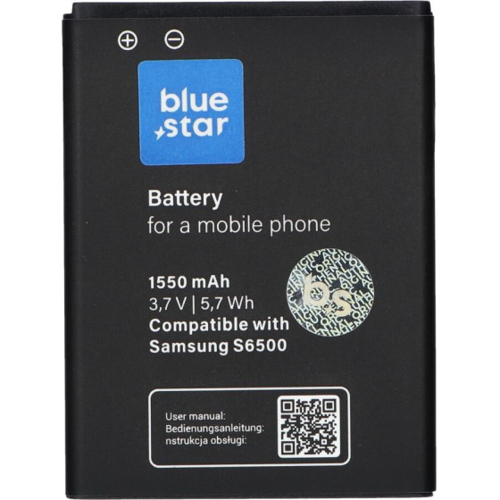Blue Star Premium Bateria Do Samsung Galaxy Mini 2 S6500 / Galaxy Young S6310 / Galaxy Ace Plus S7500 1550 mAh