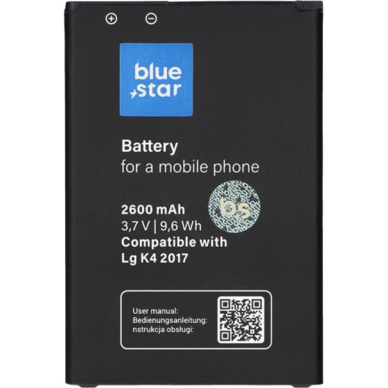 Blue Star Premium Battery For Lg K4 2017 / K8 2017 2600 mAh