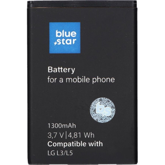 Blue Star Premium Battery For Lg L3 / L5 / P970 Optimus Black / P690 Optimus Net 1300 mAh