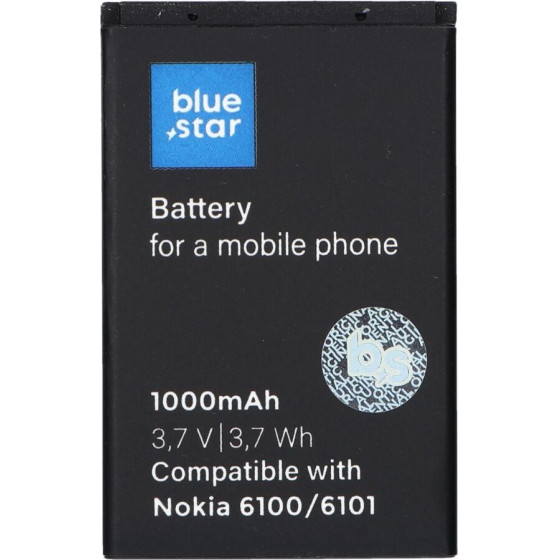 Blue Star Premium Battery For Nokia 6101 / 6100 / 6300 1000 mAh
