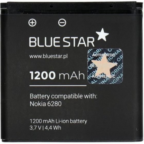 Blue Star Premium Battery For Nokia 6280 / 9300 / 6151 / N73 1200 mAh