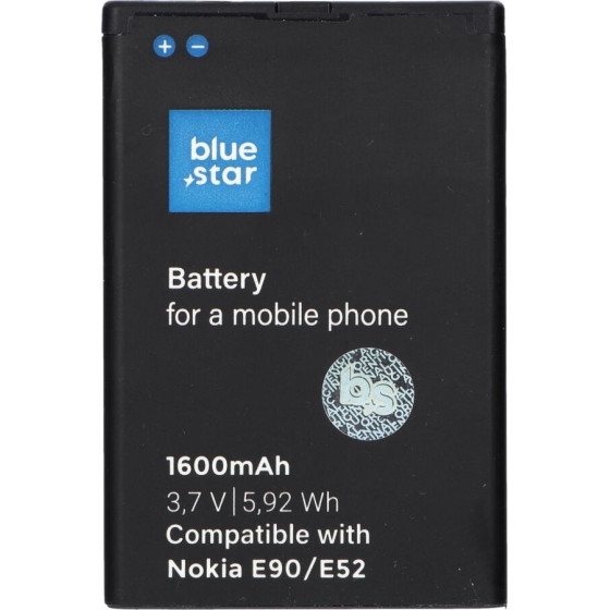 Blue Star Premium Battery For Nokia E90 / E52 / E71 / N97 / E61i / E63 / 6650 Flip 1600 mAh