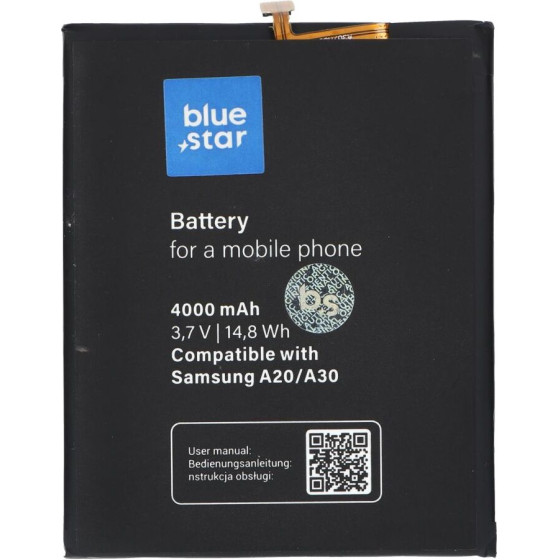 Blue Star Premium Battery For Samsung A20 / A30 / A30S / A50 4000 mAh