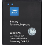 Blue Star Premium Battery For Samsung Core 2 G355 2200 mAh