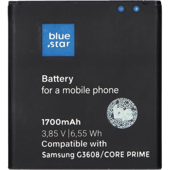 Blue Star Premium Battery For Samsung Core Prime G3608 G3606 G3609 1700 mAh
