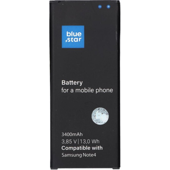 Blue Star Premium Battery For Samsung Galaxy Note 4 N910 3400 mAh