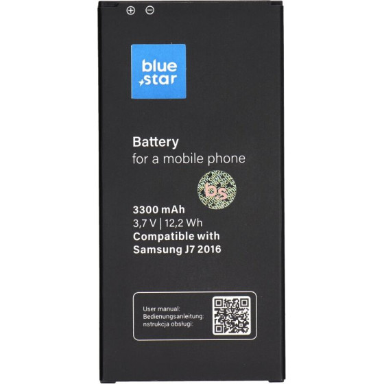 Blue Star Premium Battery For Samsung J7 2016 3300 mAh