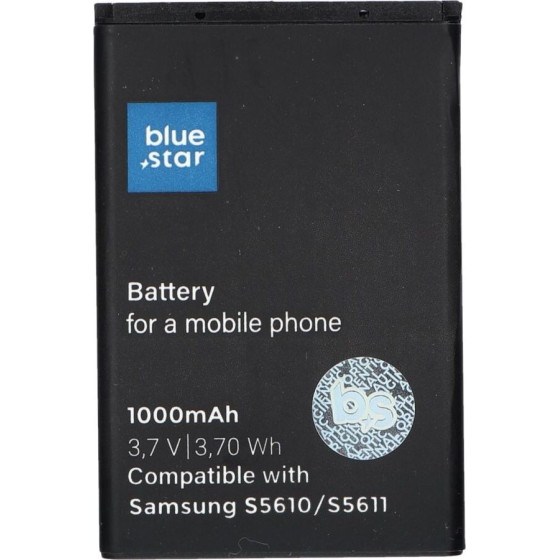 Blue Star Premium Battery For Samsung S5610 / S5611 / L700 / S3650 / S5620 / B3410 / S5260 1000 mAh