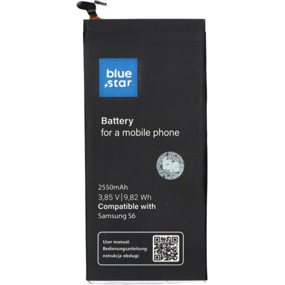Blue Star Premium Battery For Samsung S6 2550 mAh