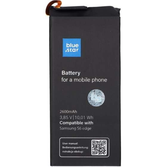 Blue Star Premium Battery For Samsung S6 Edge 2600 mAh