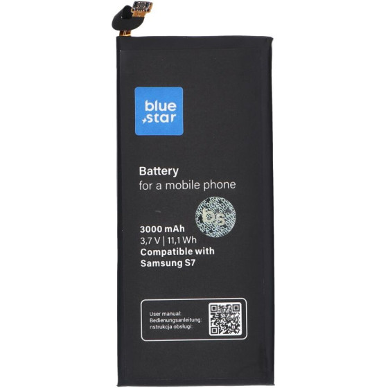 Blue Star Premium Battery For Samsung S7 3000 mAh