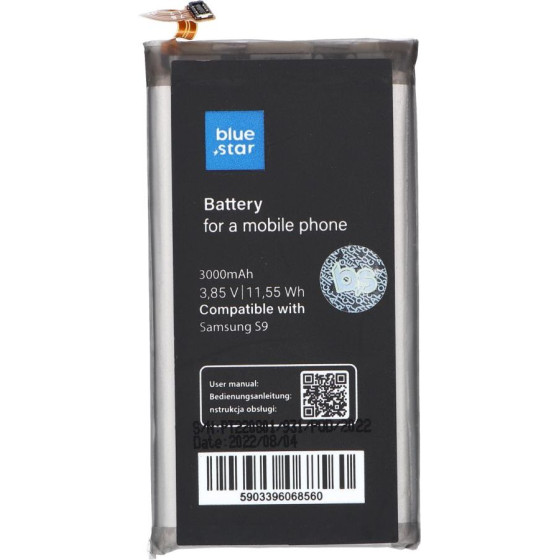 Blue Star Premium Battery For Samsung S9 3000 mAh