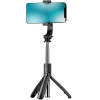 Blue Star Selfie Stick With Wireless Remote Control Tripod L21 black