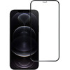 Blue Star Tempered Glass - App Iphone 12 Pro Max 5D Full Cover black