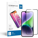 Blue Star Tempered Glass - App Iphone 13/13 Pro/14/16e 5D Full Cover black