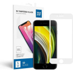 Blue Star Tempered Glass - App Iphone 6 5D Full Cover White Tempered glass