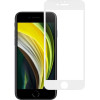 Blue Star Tempered Glass - App Iphone 6 5D Full Cover White Tempered glass