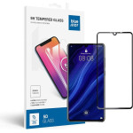 Blue Star Tempered Glass - Hua P30 (Full glue/Small size) - Black Tempered Glass